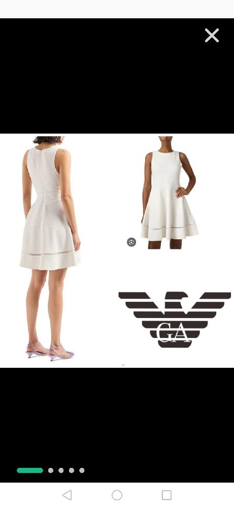 Robe blanche très chic très classe Giorgio Armani 🌼🌺🌸🌸🌺🌼🌼💐🌹
