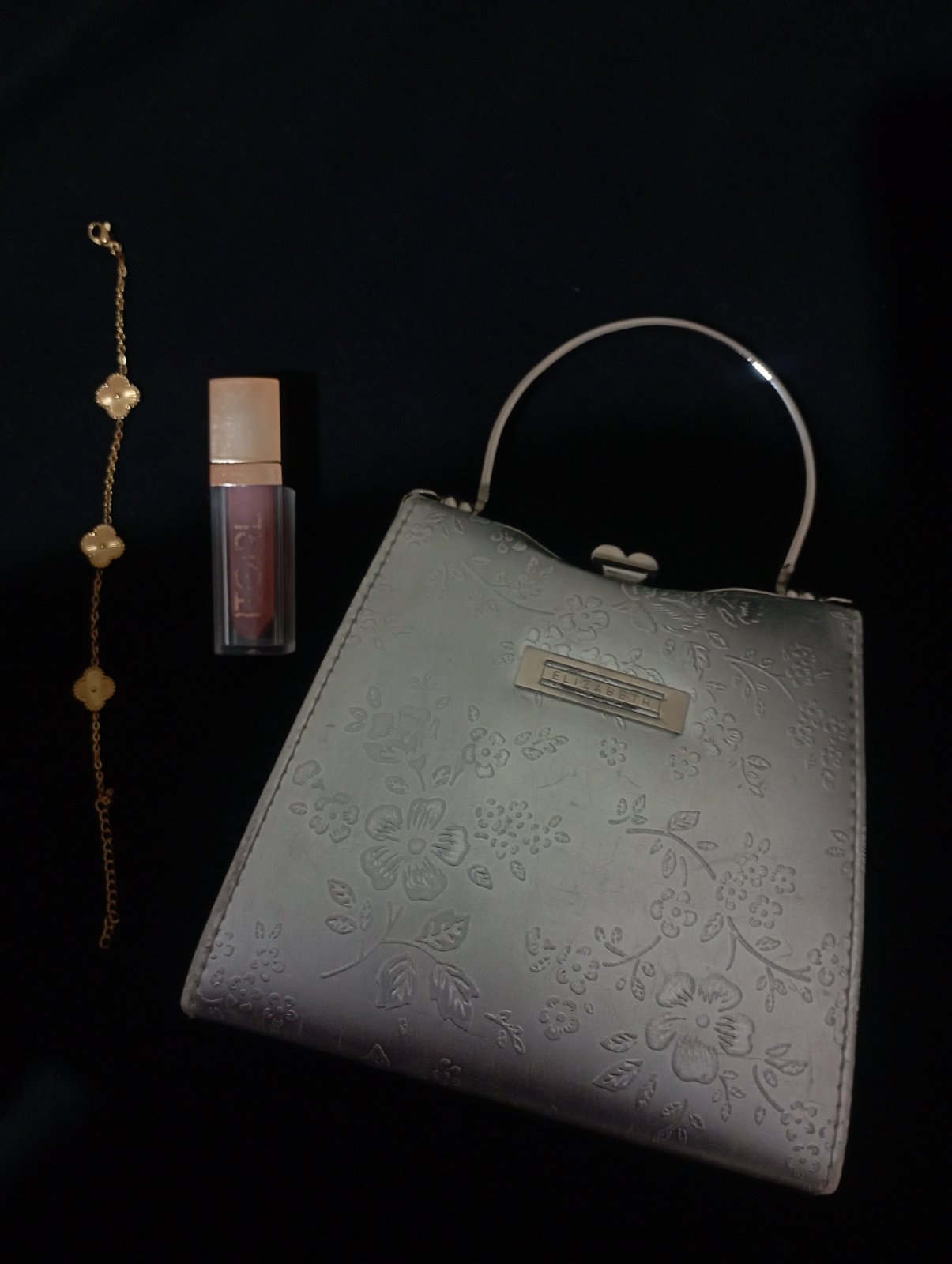 Sac soiré argent 