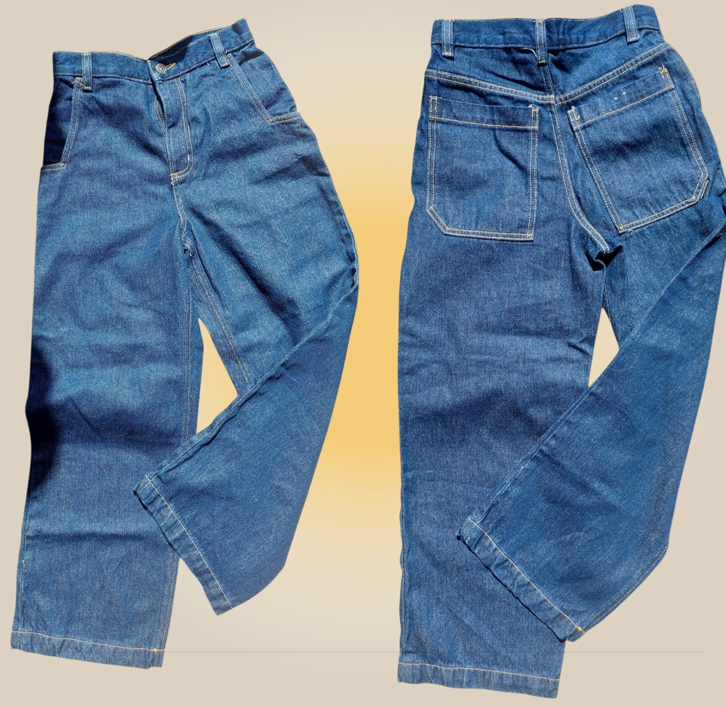 Pantalon jeans large
