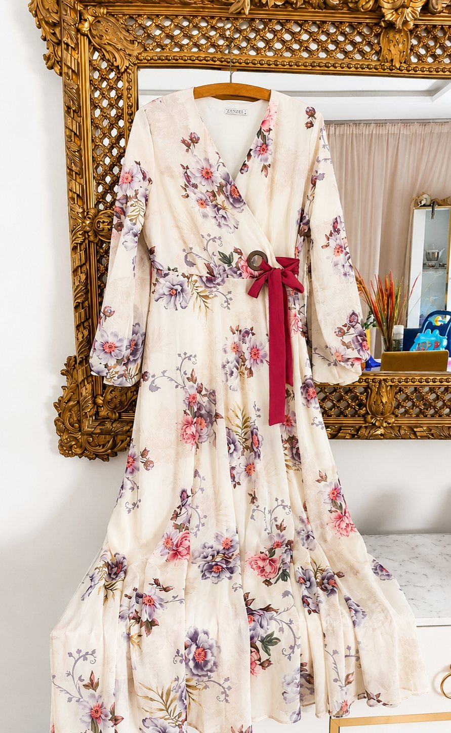 Robe femme voilée 