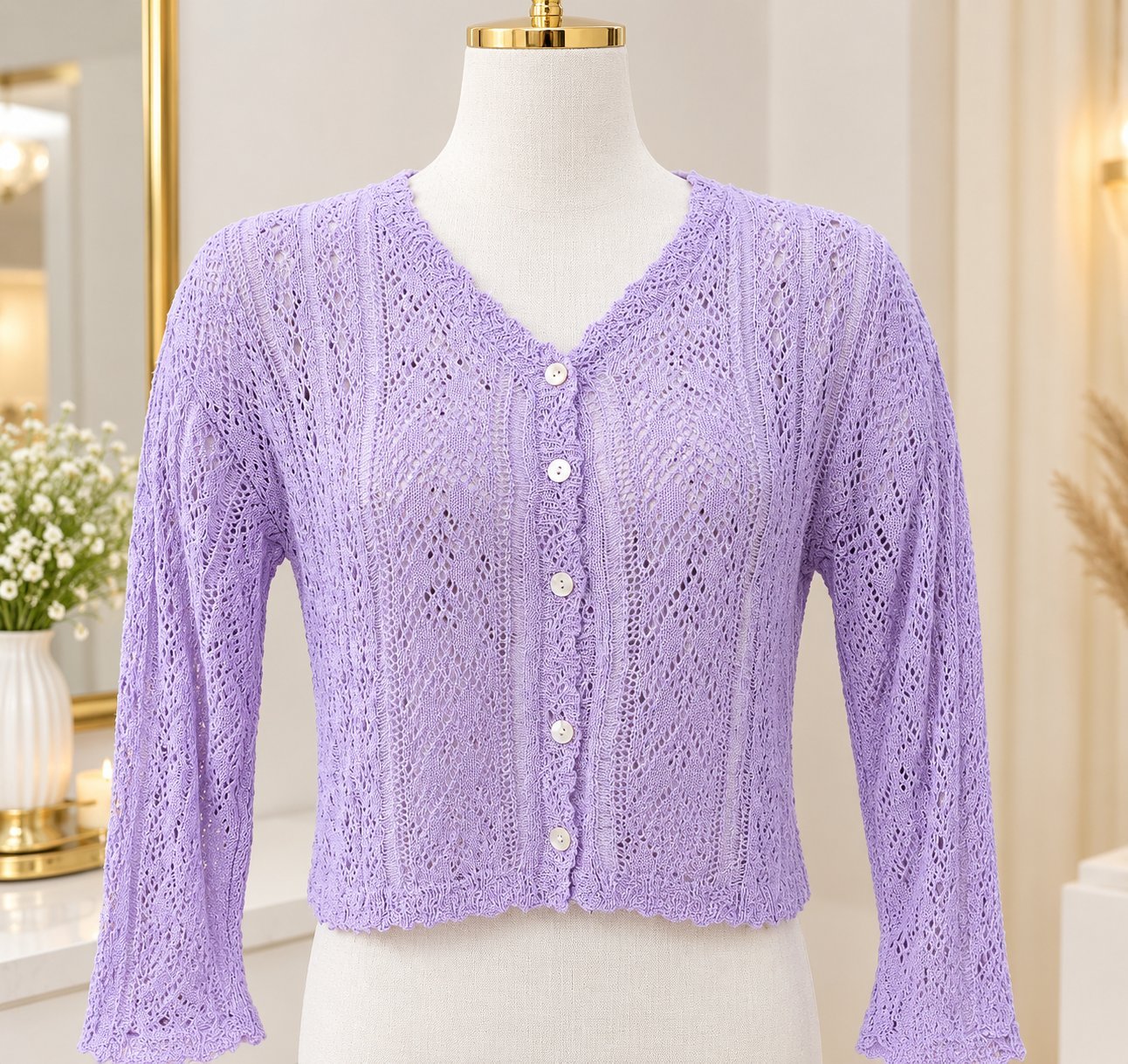 Gilet crochet 