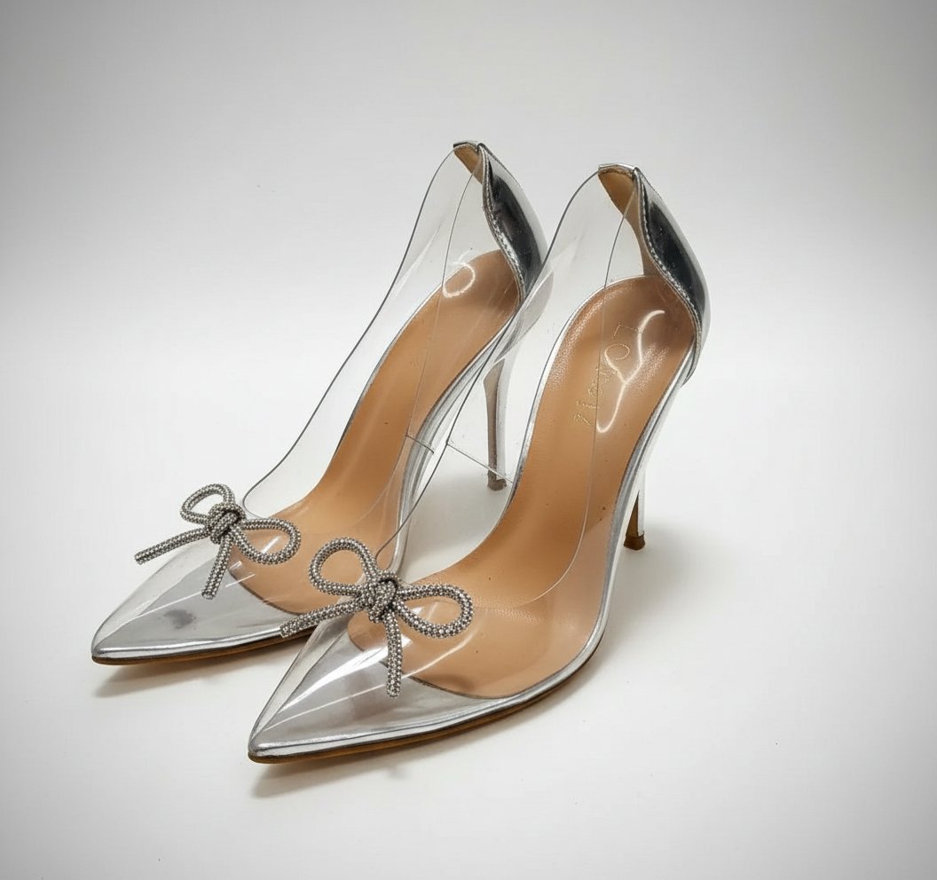 Escarpins pour femme transparent 