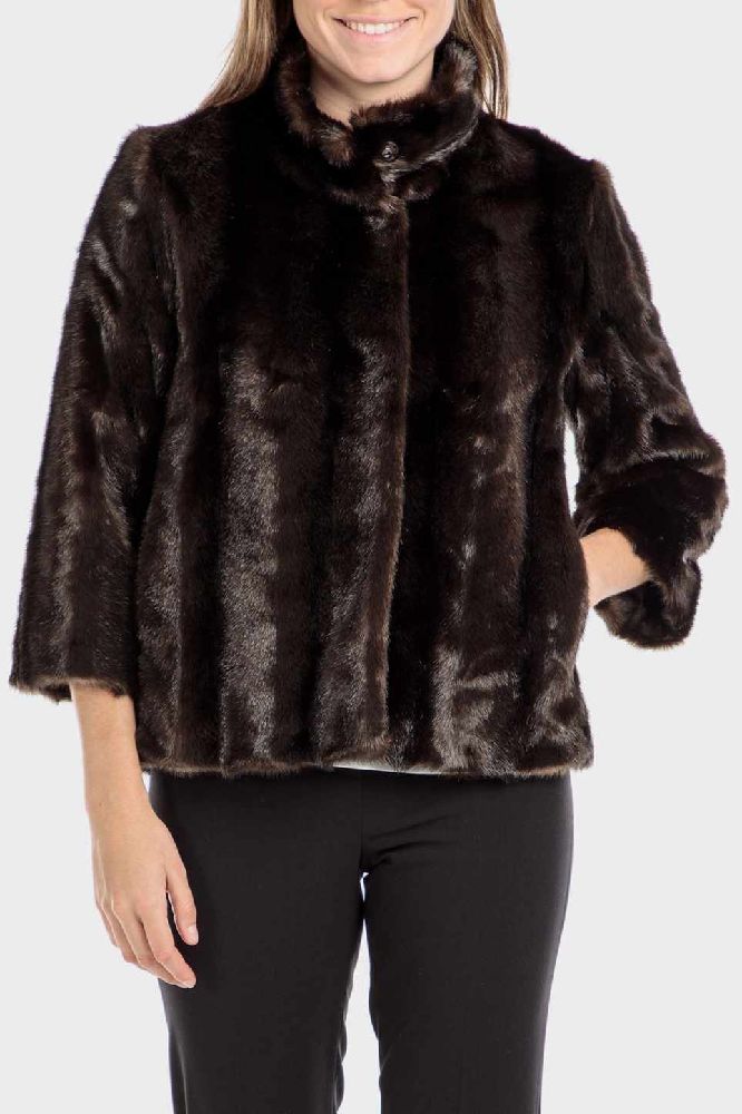 Manteau fourrure neuf avec étiquette