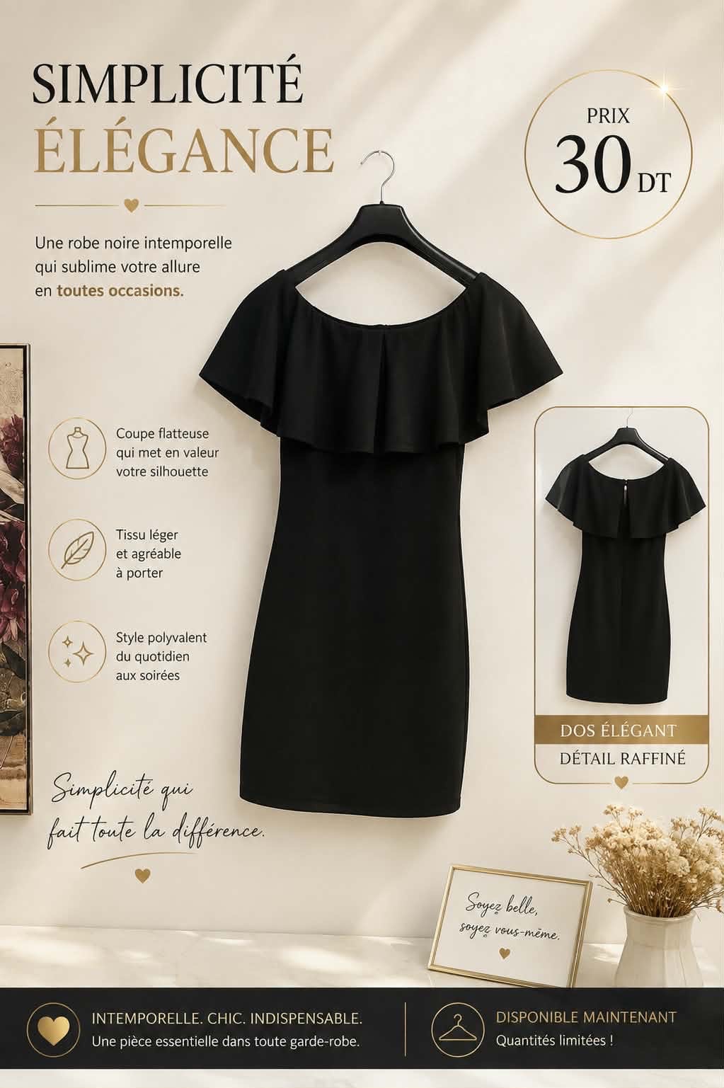 Robe élegante à vendre 