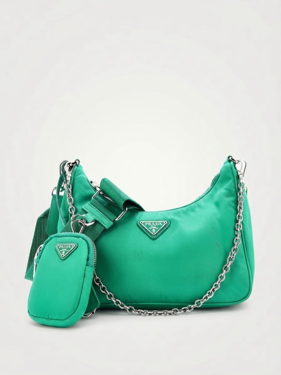 SAC PRADA VERT 💚POUR FEMME 