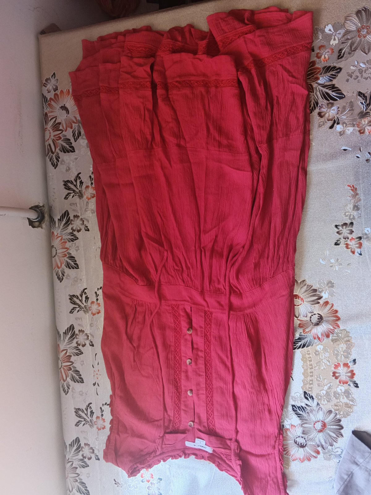 Robe Rouge Sans Manche 