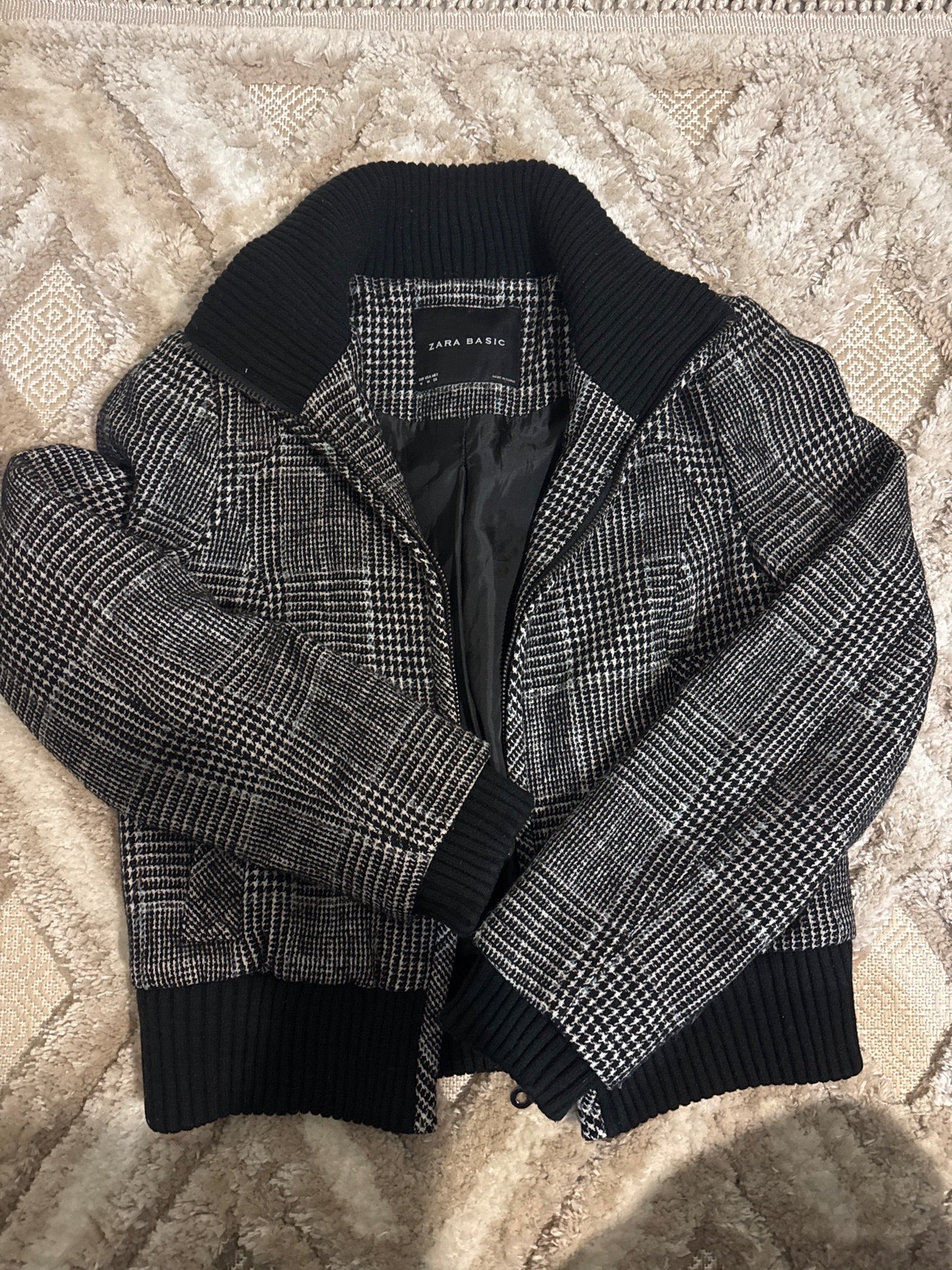 Veste noir zara