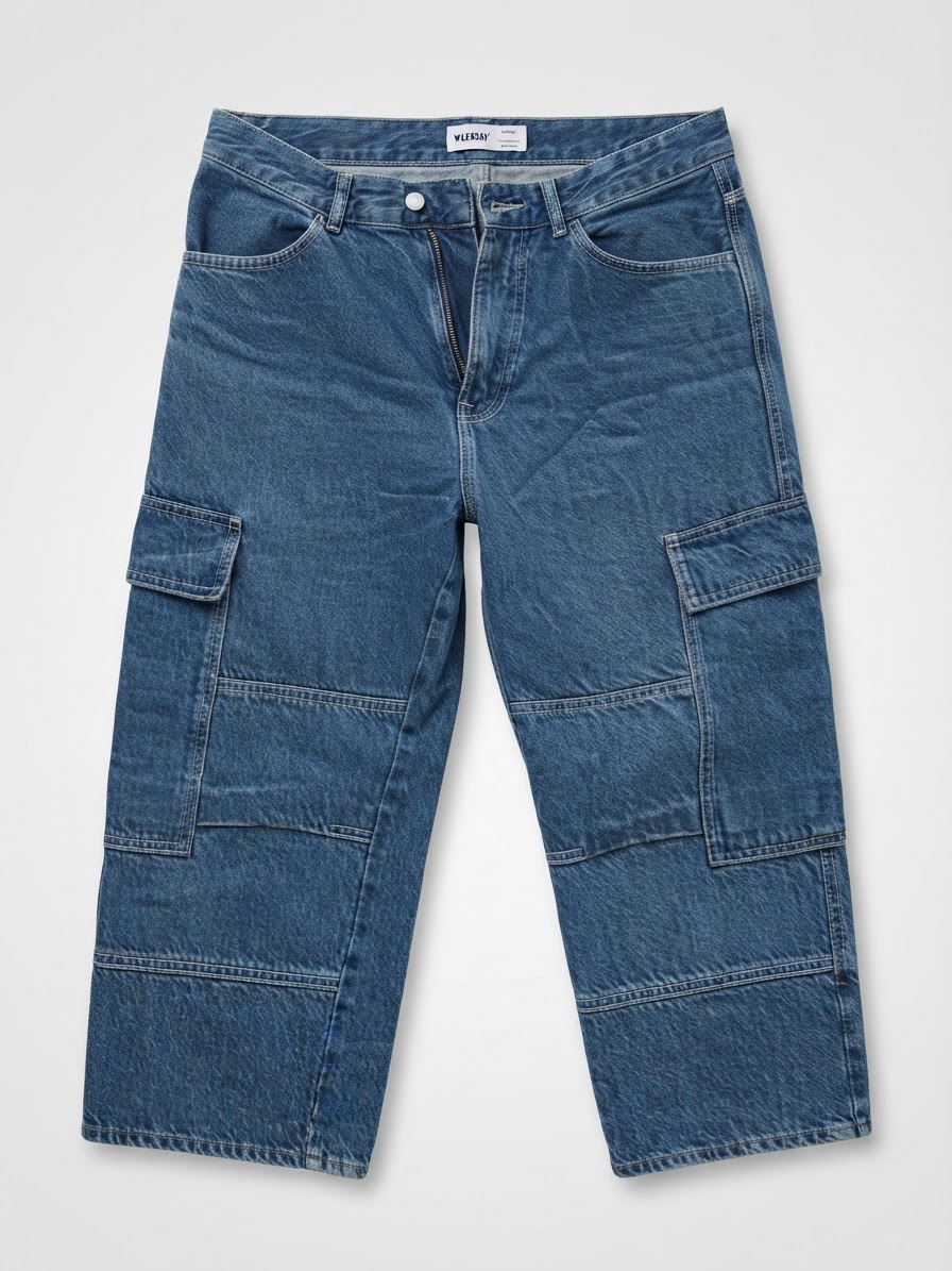 Pantalon cargo jean
