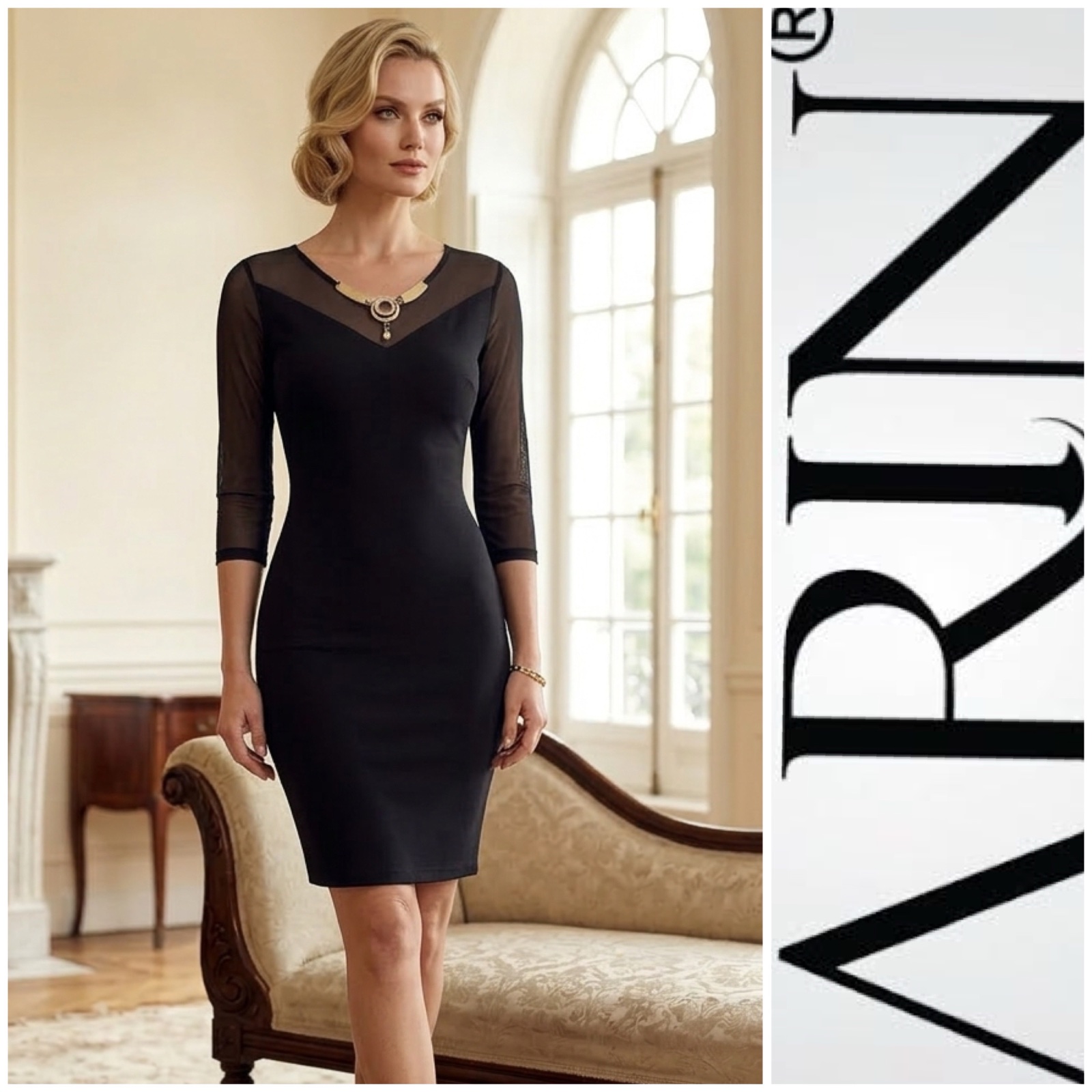 Robe Iconic avec Détails Bijoux ✨🇹🇷