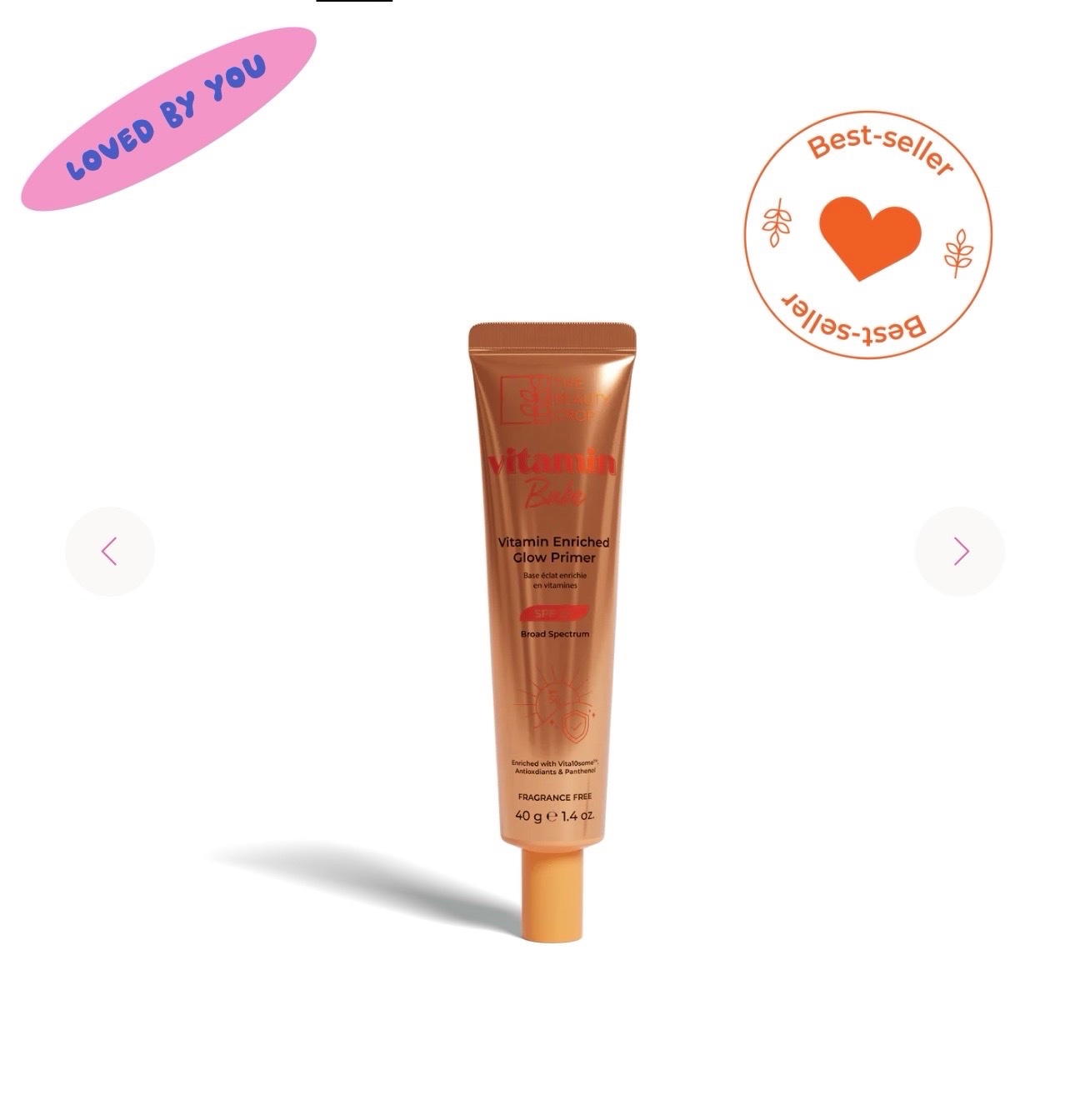 Vitamin Enriched SPF 45 Moisturising Glow Primer