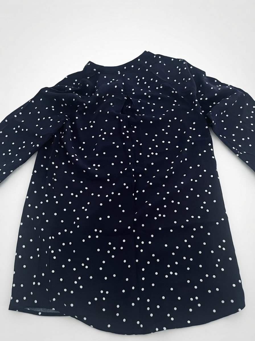 Chemose noire a pois blancs 