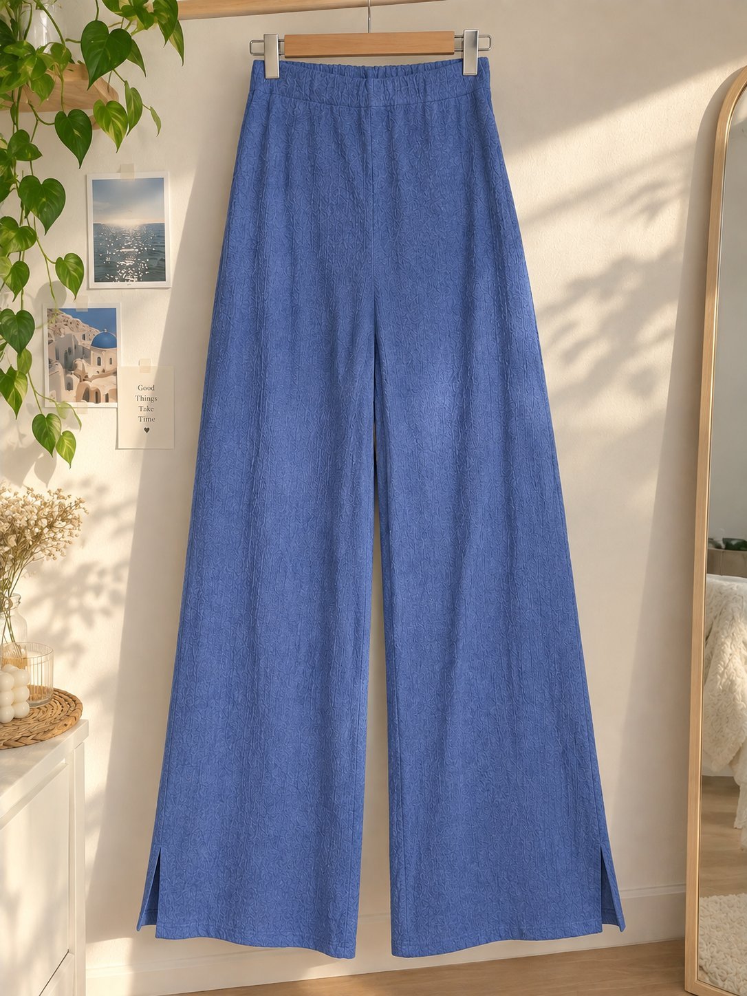 Pantalon bleu shein