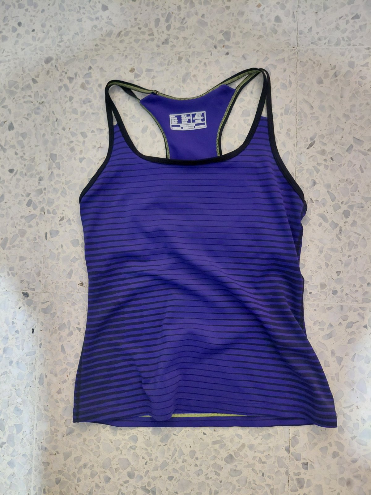 Debardeur runnig sport new balance viollet 