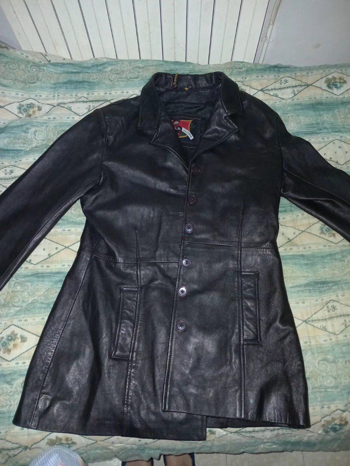 Manteau cuir 