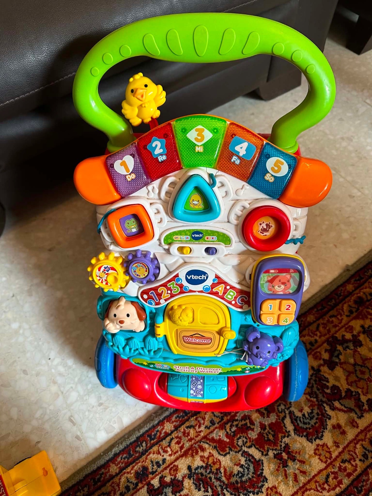 Trotteur vtech deux en un pliable 