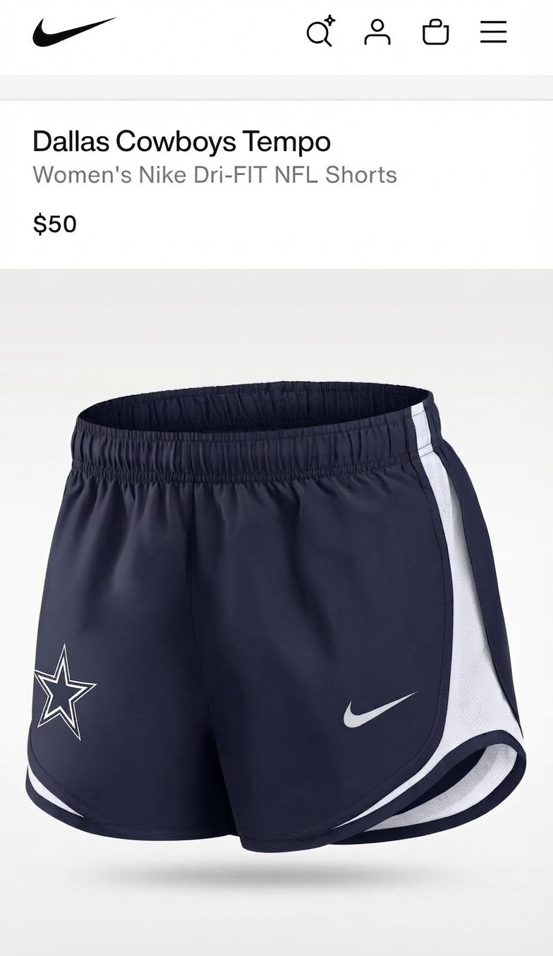 Women's Nike Dri-FIT NFL Shorts