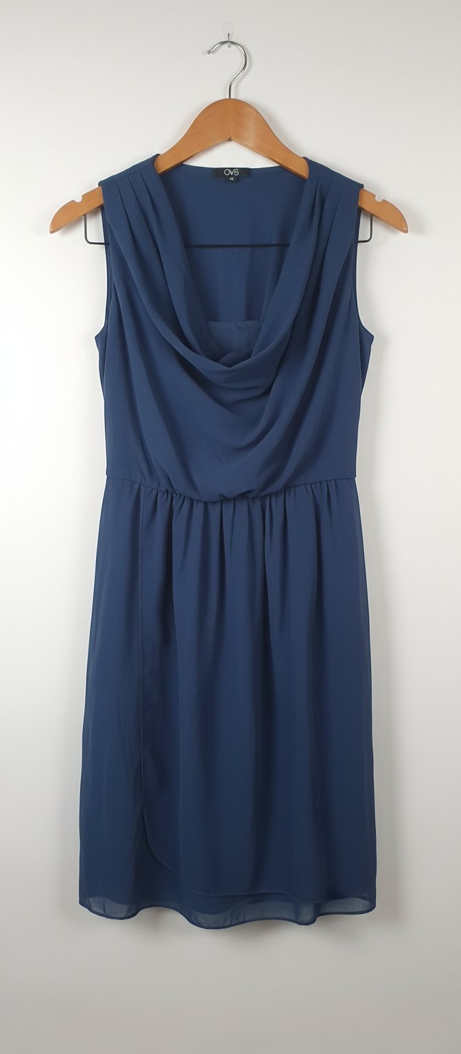 Robe bleu courte 