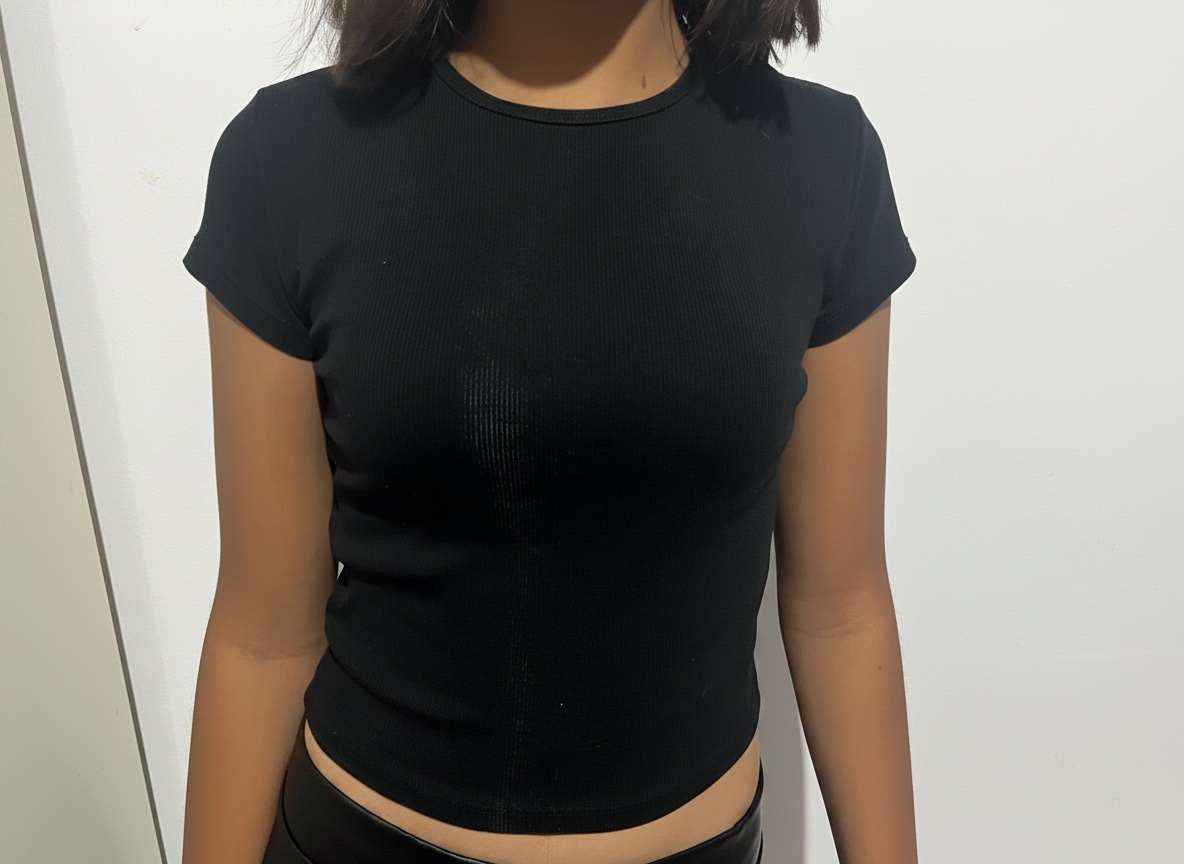 Top noir bershka