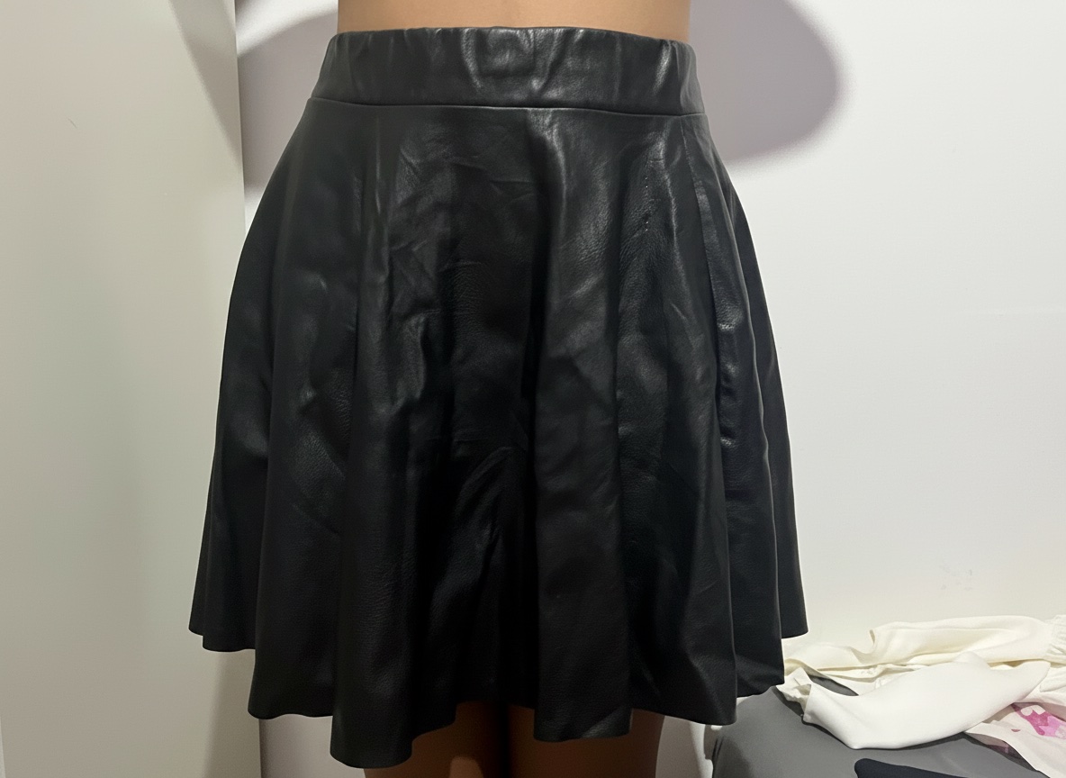Jupe en cuir