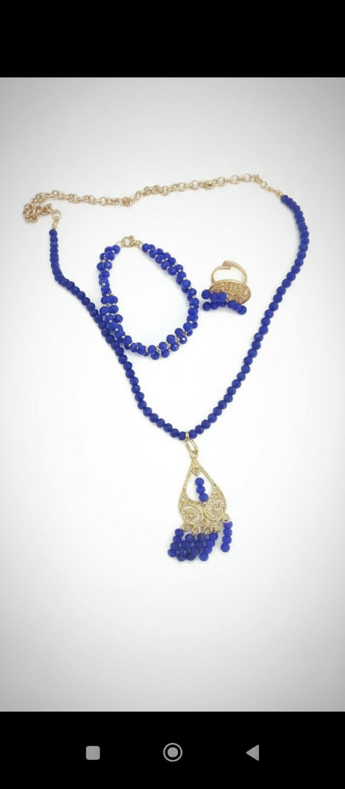 Parure blue 