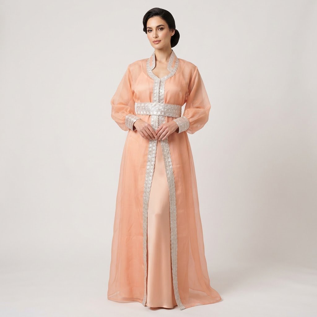 Caftan corail 