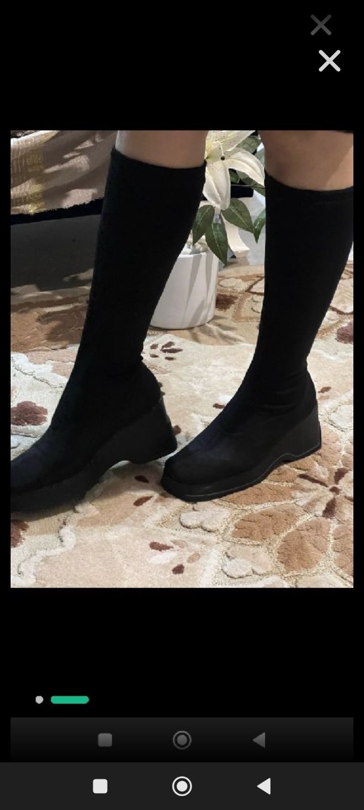 Bottes velours 