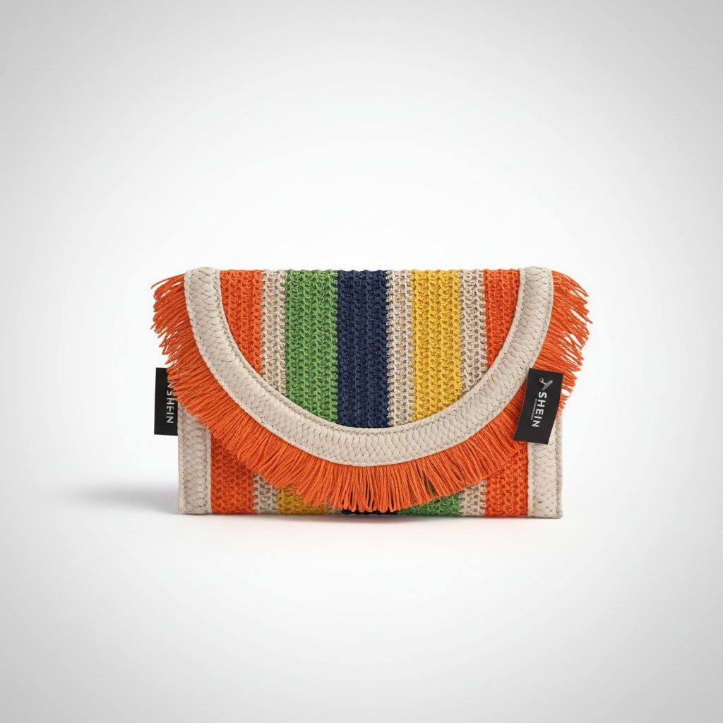 Pochette rafia 