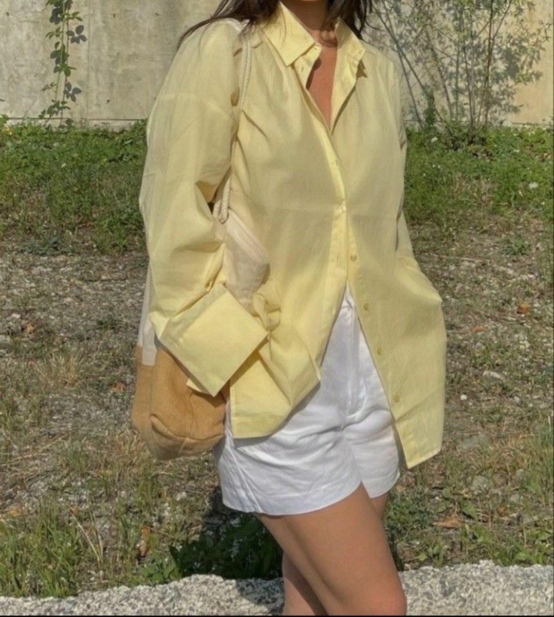 Chemise jaune