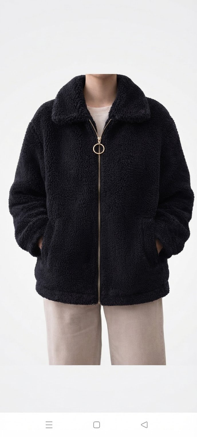 Veste en bouclette tlabbes s/m