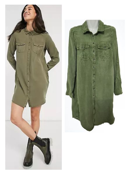 Robe chemise jean
