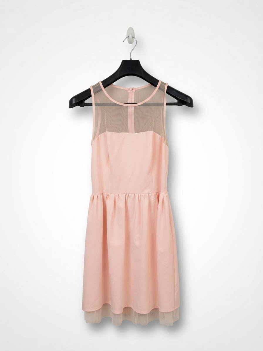 Robe rose  courte 