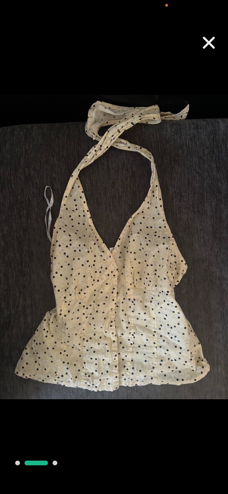  butter yellow Object Asta Halter Top