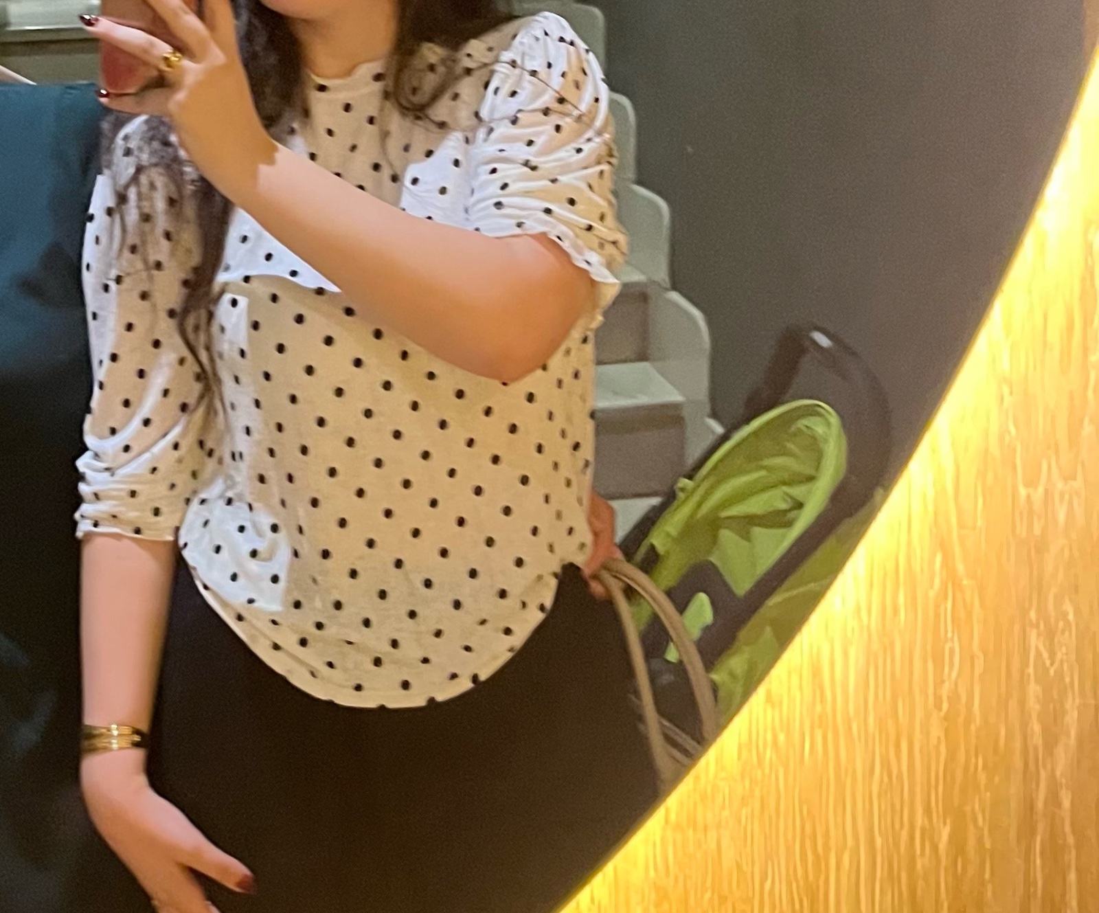 Chemise polka dots