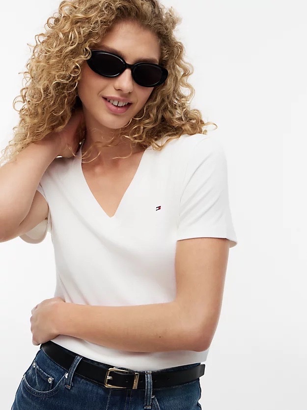 T-shirt white tommy hilfiger