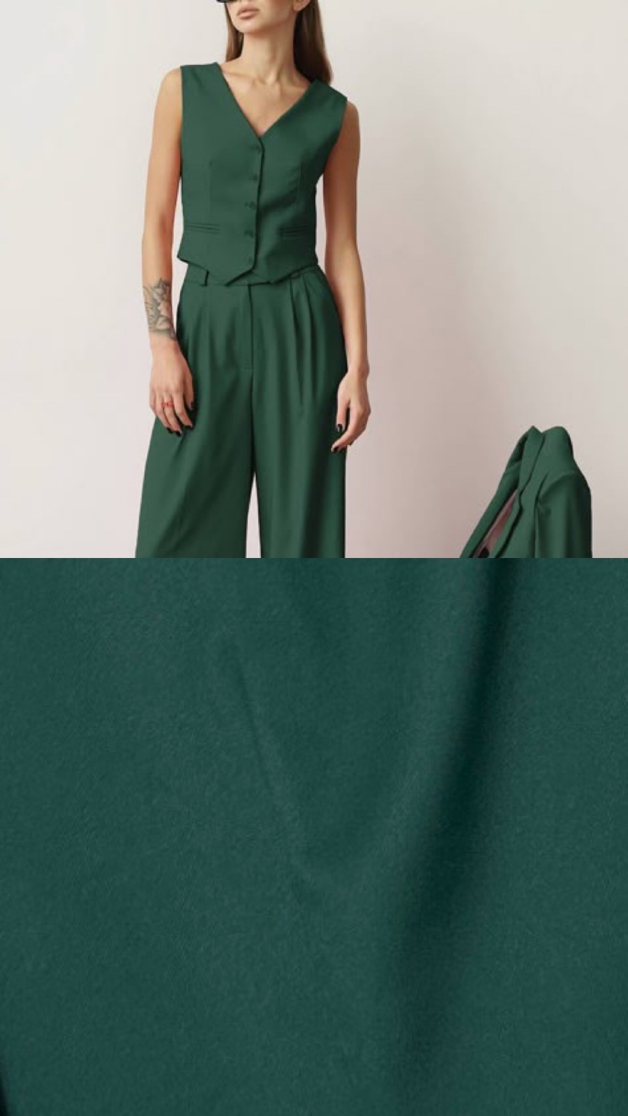 Set vert émeraude très classe
