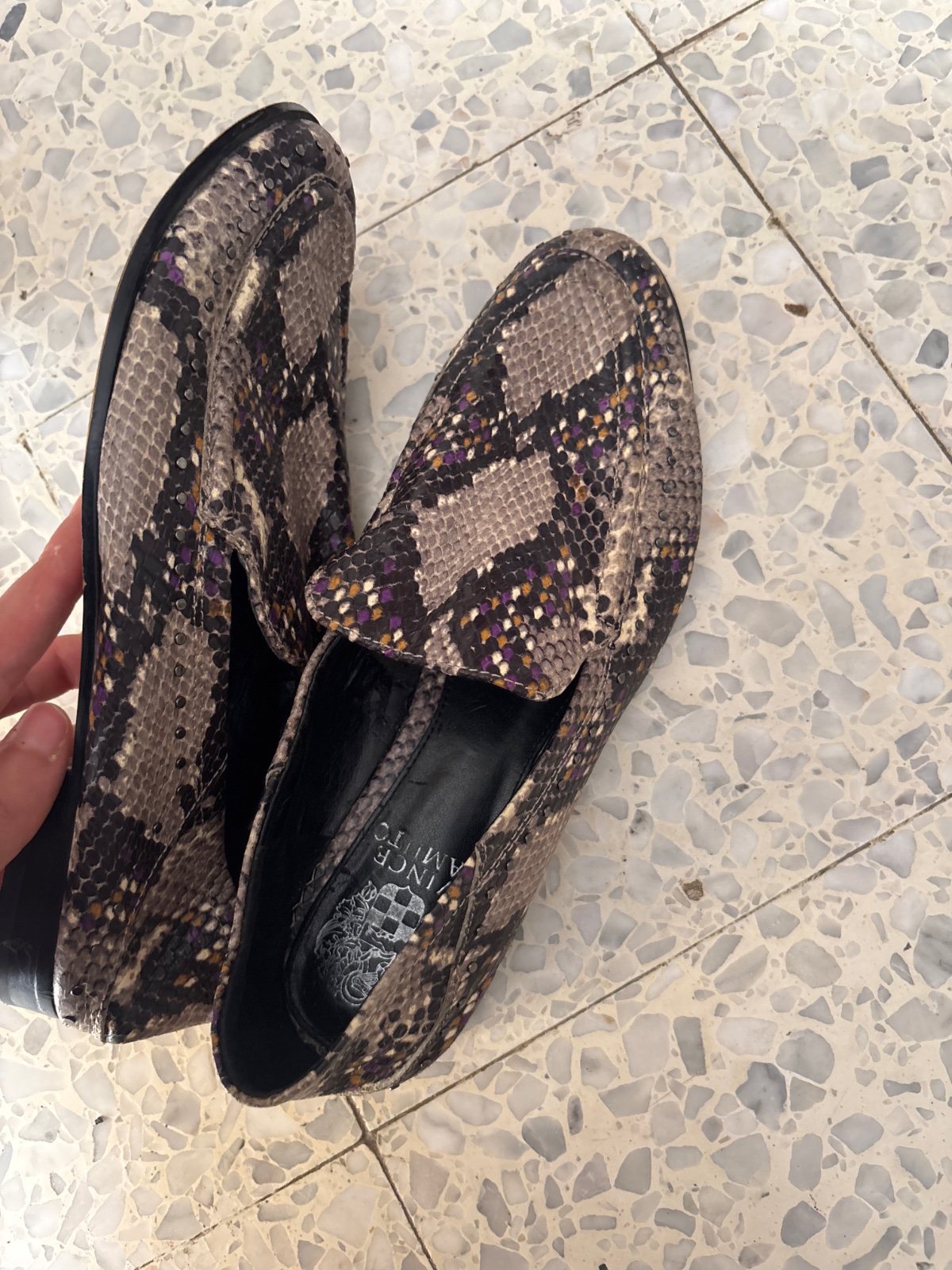 Vince camuto mocassins 100% cuir