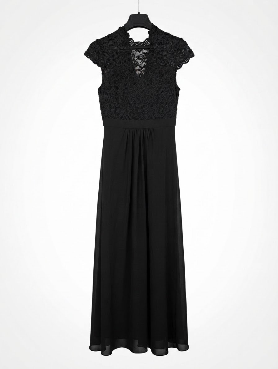 Jolie robe longue noir 