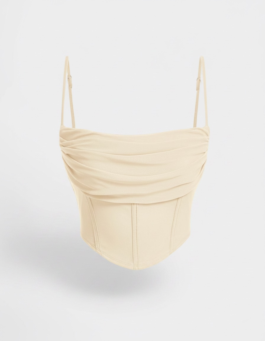 Top corset beige 