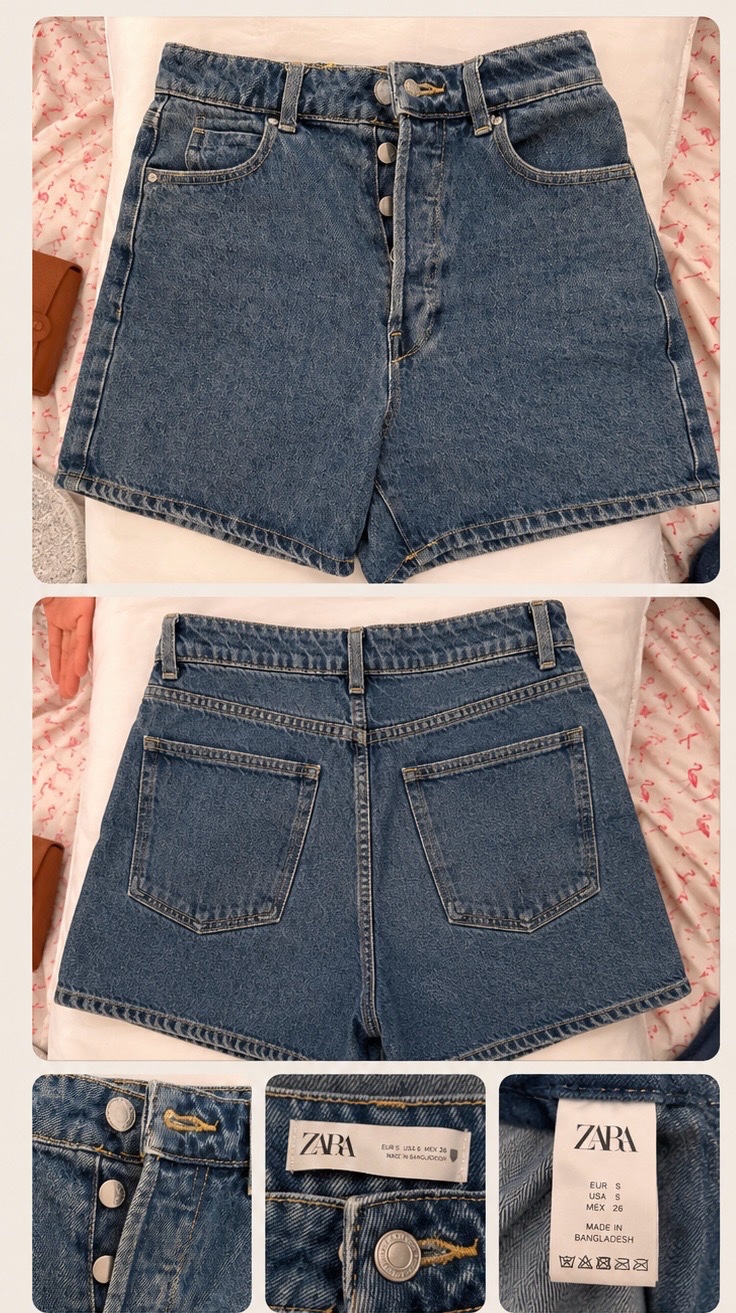Un short en jean 