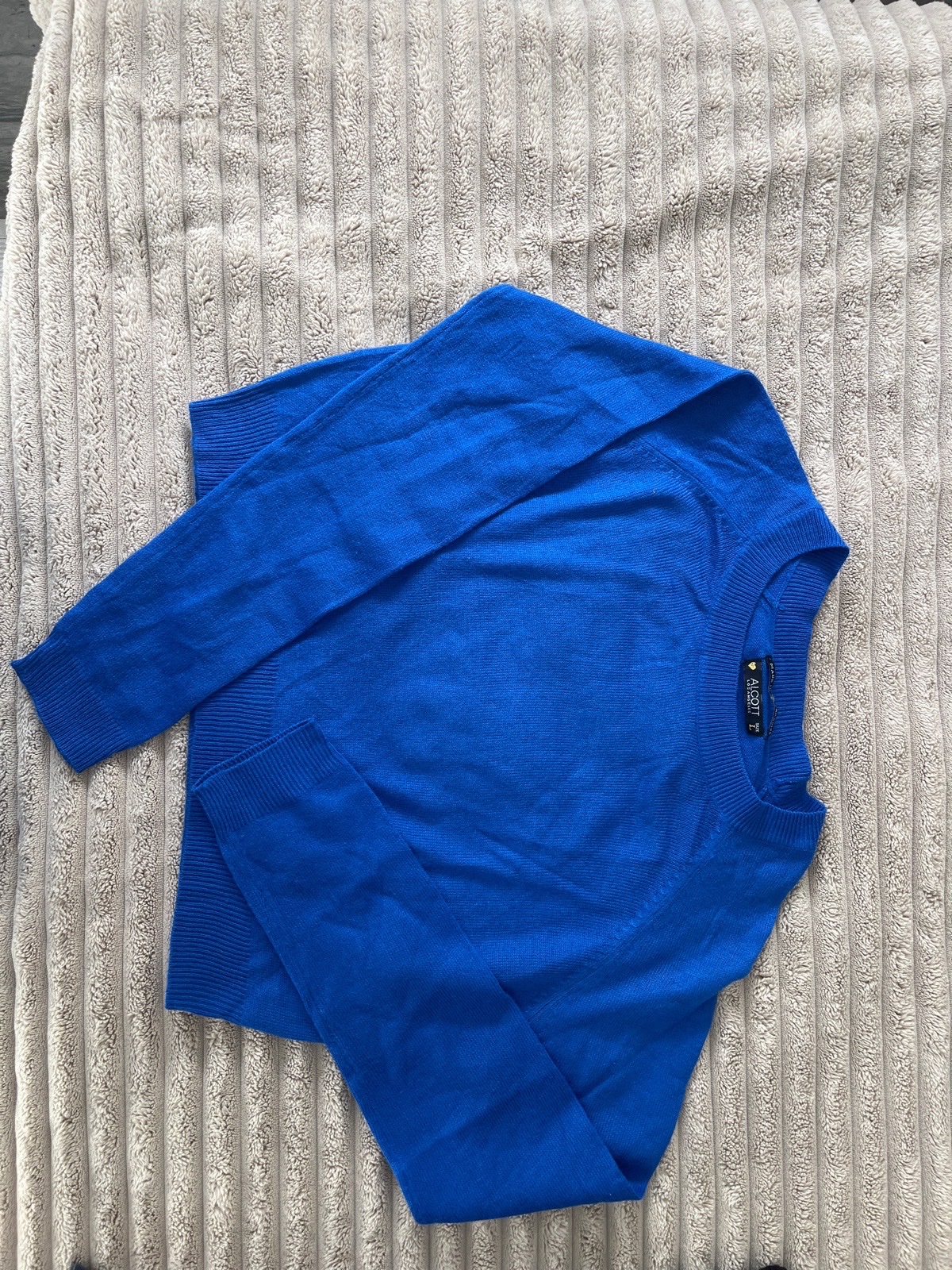 Pull crop top en maille 