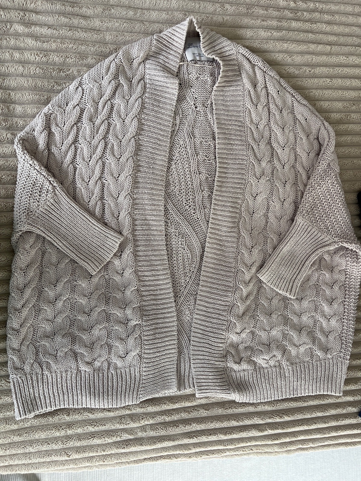 Gilet bras demi-manche en laine 