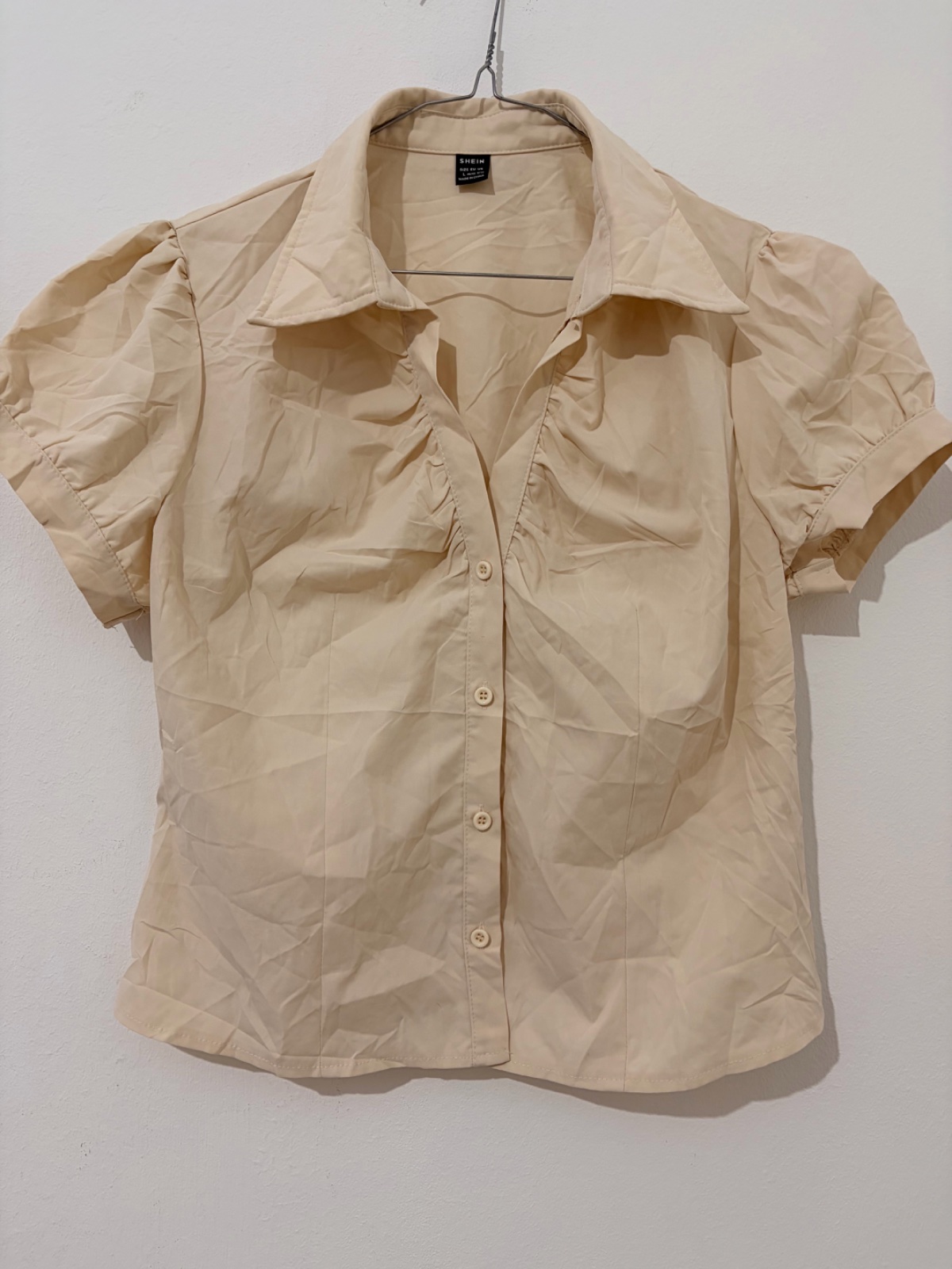 Chemise BEIGE | SHEIN 
