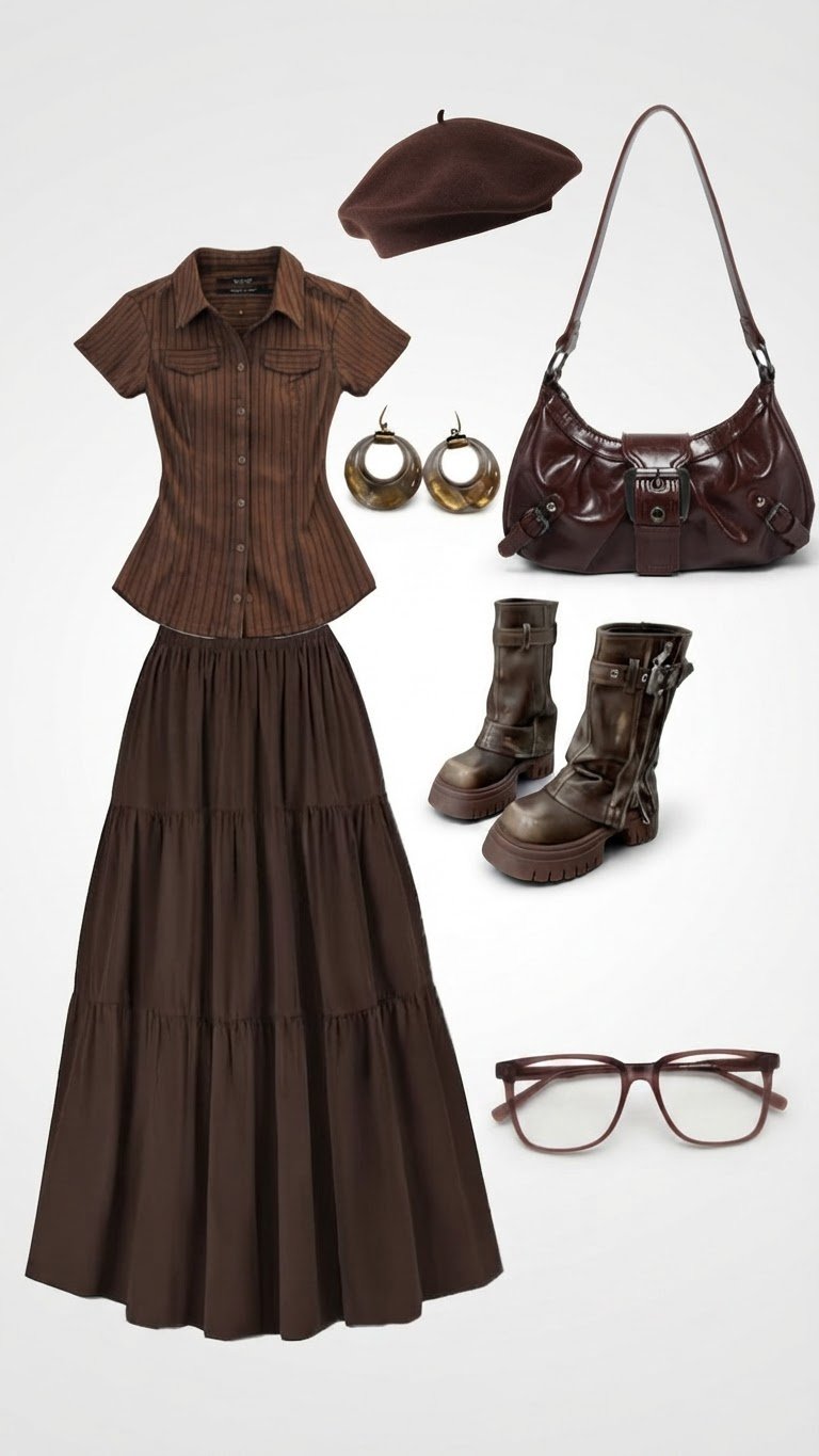 Longue jupe de chez stradivarius 