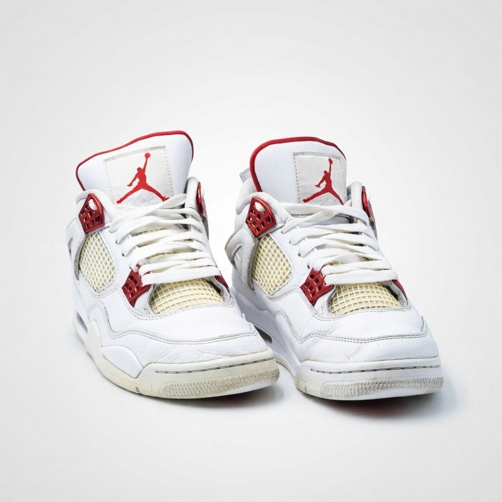 JORDAN 4 retro metallic RED