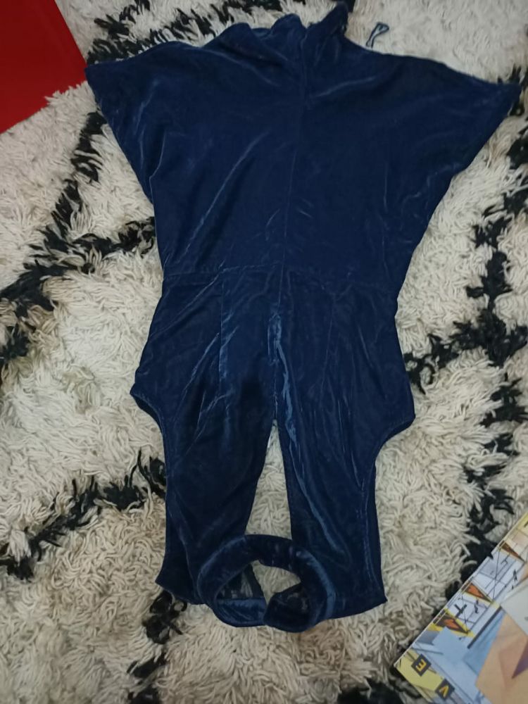 Combishort velours 