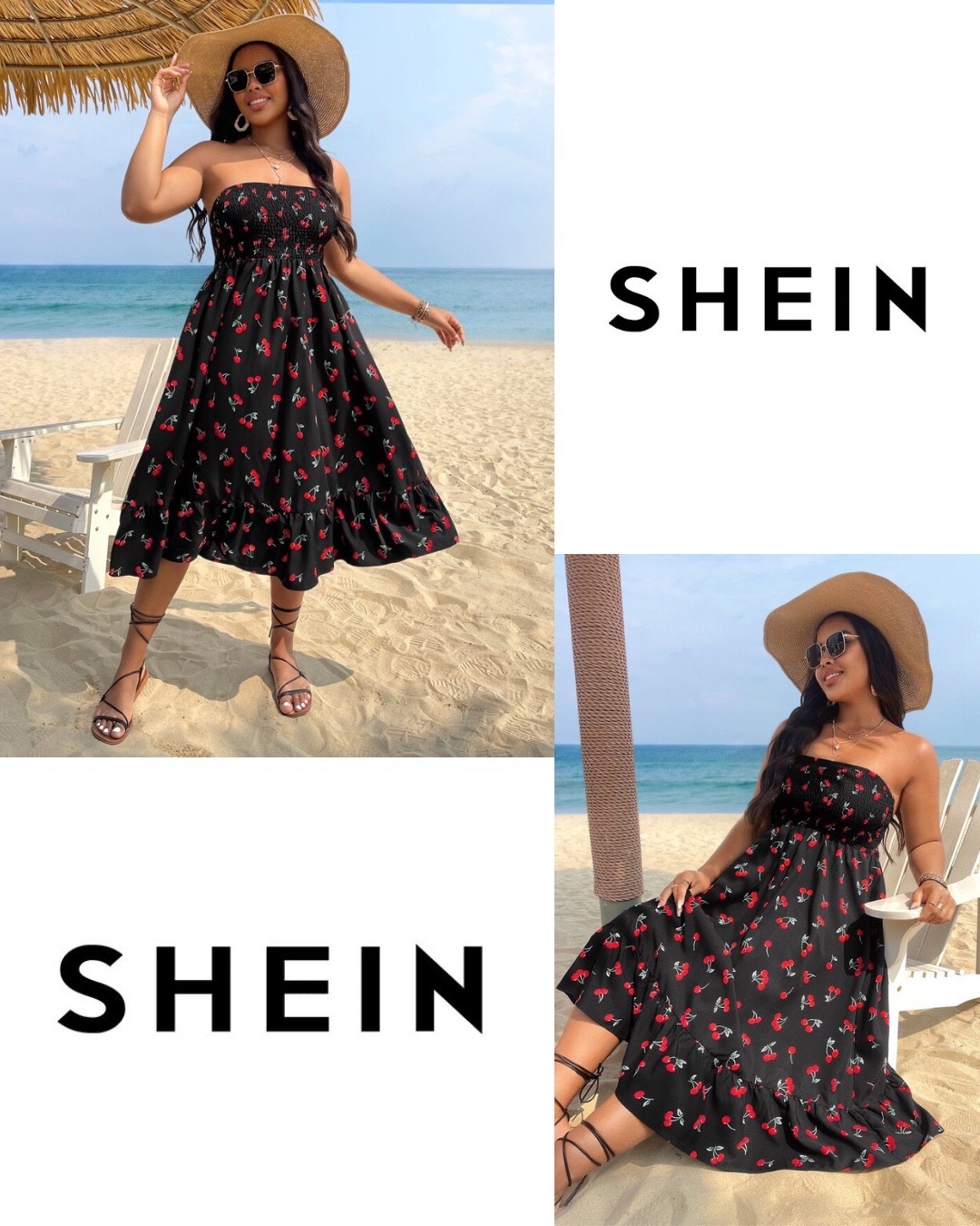Summer dress shein🐚🌸🌞