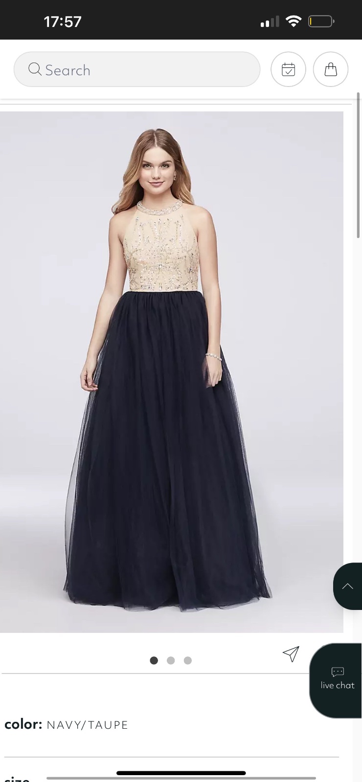 Robe soiree neuve