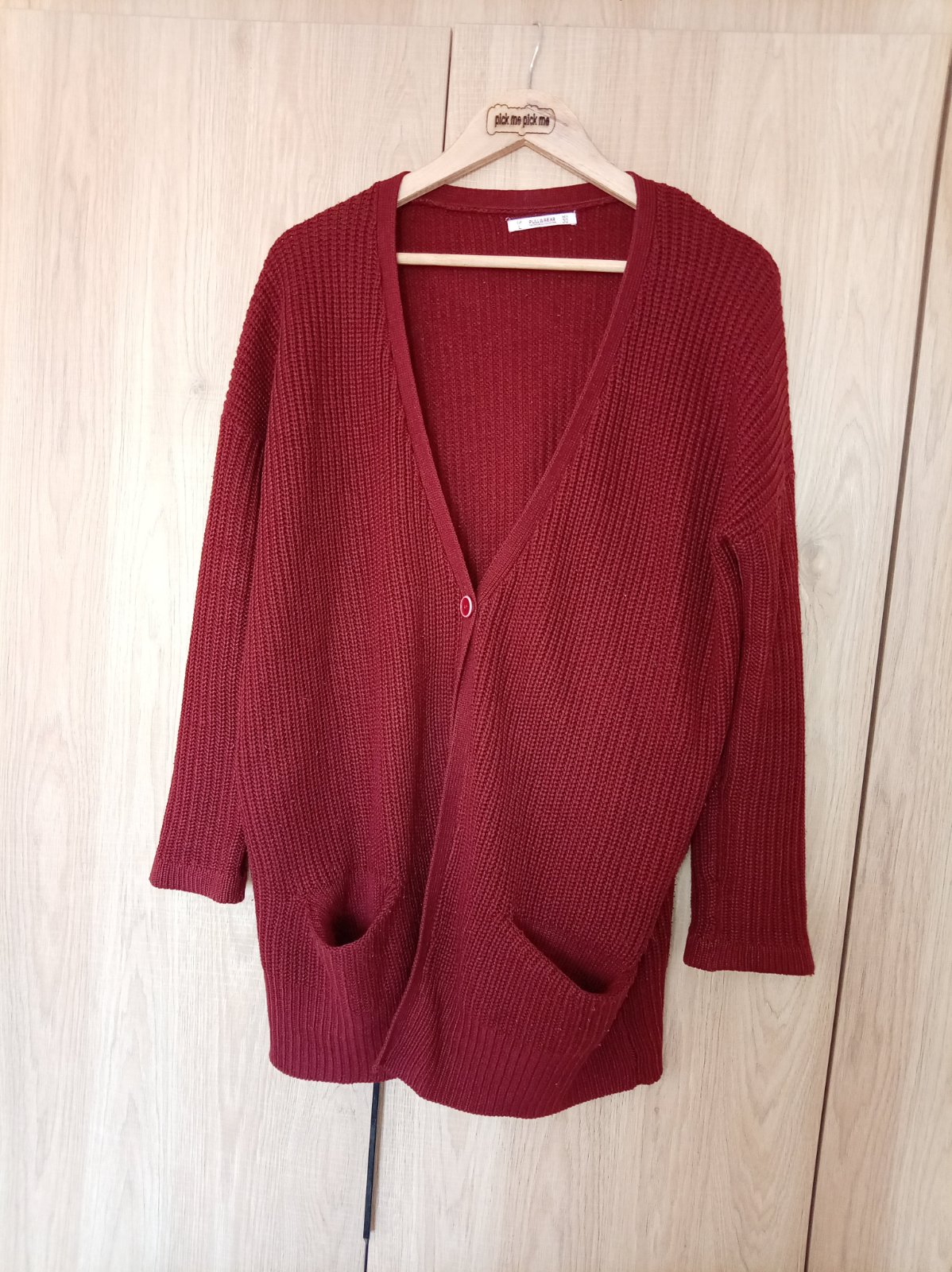 Jilet burgundy Pull and Bear
