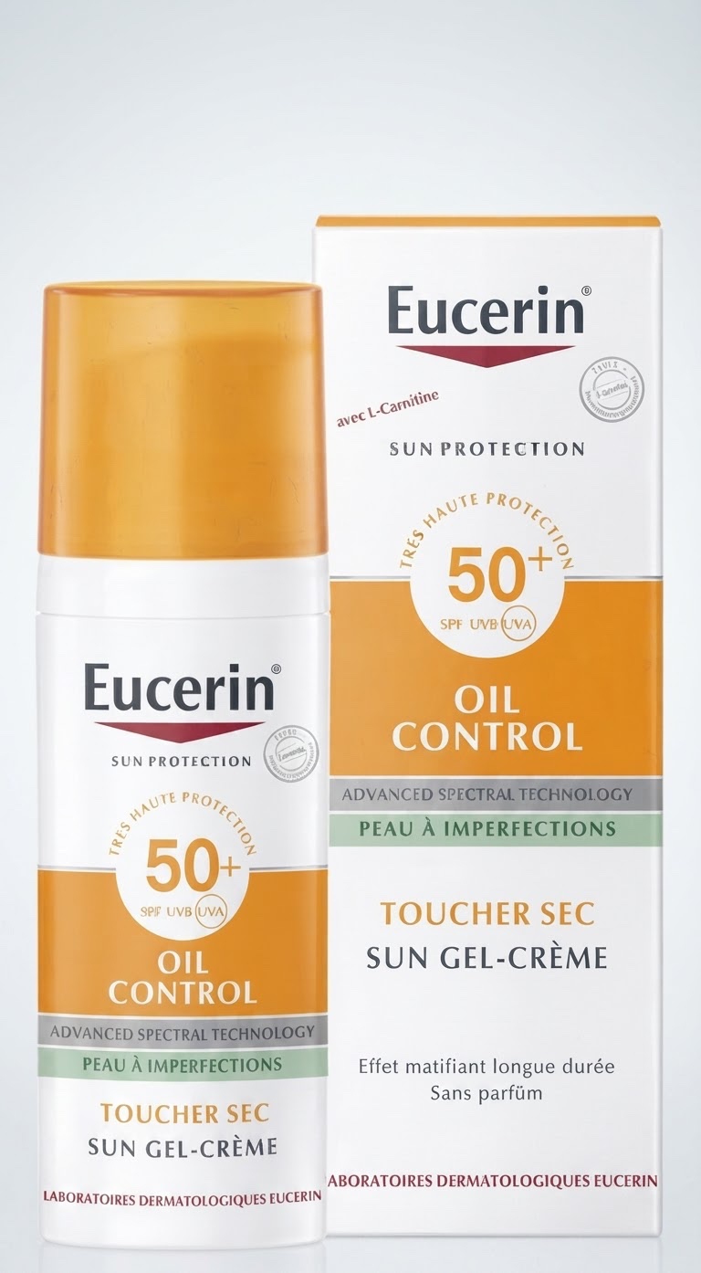 ☀️ Eucerin Sun Protection Oil Control SPF 50+(Créme solaire)50ml