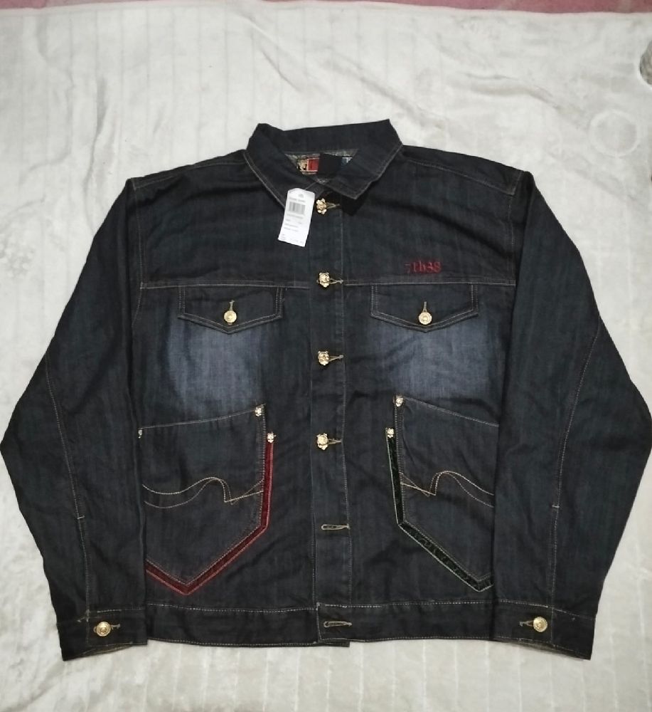 Veste jean boxy